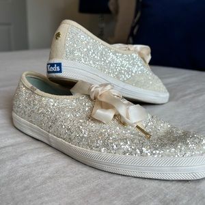 KS glitter Wedding Keds